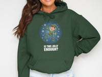 Load image into Gallery viewer, Is This Jolly Enough Elf Design Hoodie Product