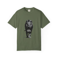 Load image into Gallery viewer, Born for the Battle Graphic Tee with Lion

