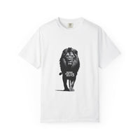 Load image into Gallery viewer, Born for the Battle Graphic Tee with Lion
