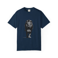 Load image into Gallery viewer, Born for the Battle Graphic Tee with Lion
