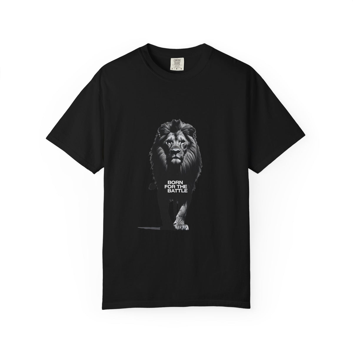 Born for the Battle Graphic Tee with Lion