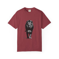 Load image into Gallery viewer, Born for the Battle Graphic Tee with Lion
