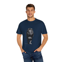 Load image into Gallery viewer, Born for the Battle Graphic Tee with Lion
