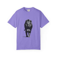 Load image into Gallery viewer, Born for the Battle Graphic Tee with Lion
