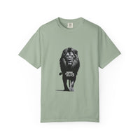 Load image into Gallery viewer, Born for the Battle Graphic Tee with Lion
