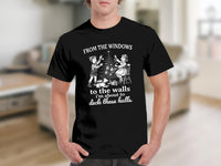 Load image into Gallery viewer, Funny Christmas From The Windows To The Walls Shirt