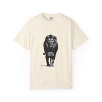 Load image into Gallery viewer, Born for the Battle Graphic Tee with Lion
