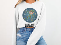 Load image into Gallery viewer, Is This Jolly Enough Elf Graphic Pullover Sweater