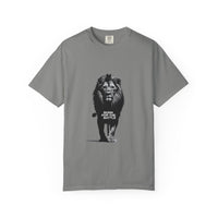 Load image into Gallery viewer, Born for the Battle Graphic Tee with Lion
