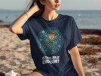 Load image into Gallery viewer, Is This Jolly Enough Funny Elf Graphic T-shirt