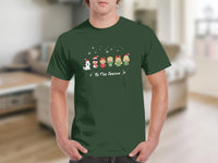 Load image into Gallery viewer, Festive Christmas Carolers Graphic Design T-shirt