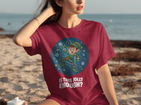 Load image into Gallery viewer, Is This Jolly Enough Christmas Elf Graphic Tee