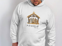 Load image into Gallery viewer, The Greatest Gift of All Manger Scene Hoodie